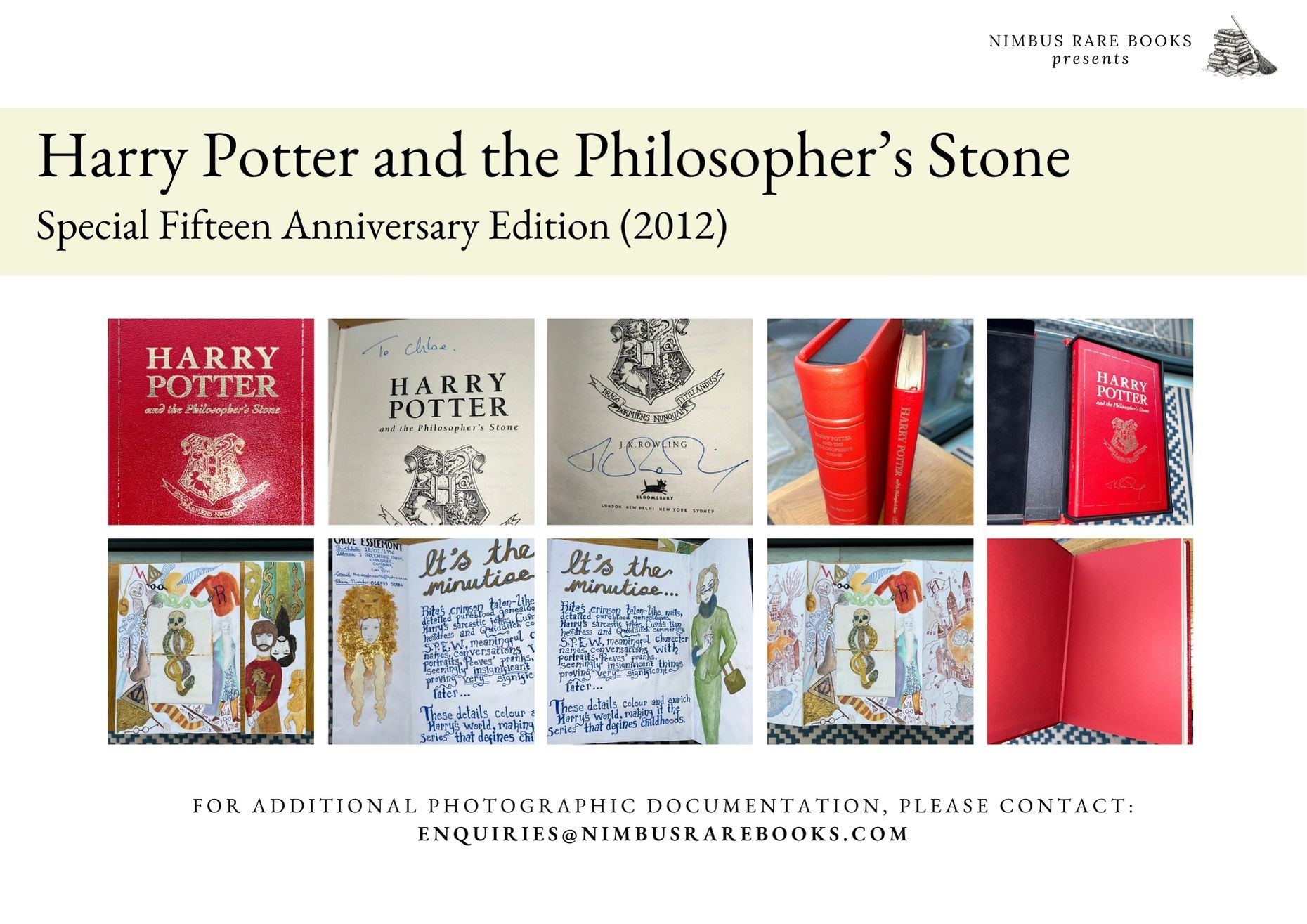 Harry Potter and the Philosopher's Stone — Special fifteen aniversary edition, 2012