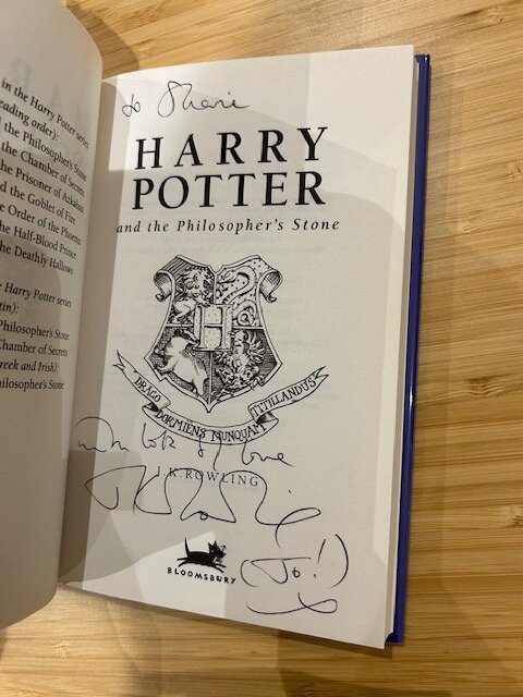 Philosopher's Stone, inscribed title page